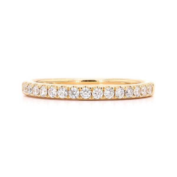 14K Yellow Gold  0.27ctw Diamond Wedding Band Raleigh Diamond Fine Jewelry Raleigh, NC