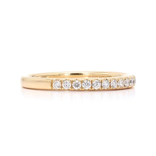 14K Yellow Gold 0.27ctw Diamond Wedding Band Image 3 Raleigh Diamond Fine Jewelry Raleigh, NC