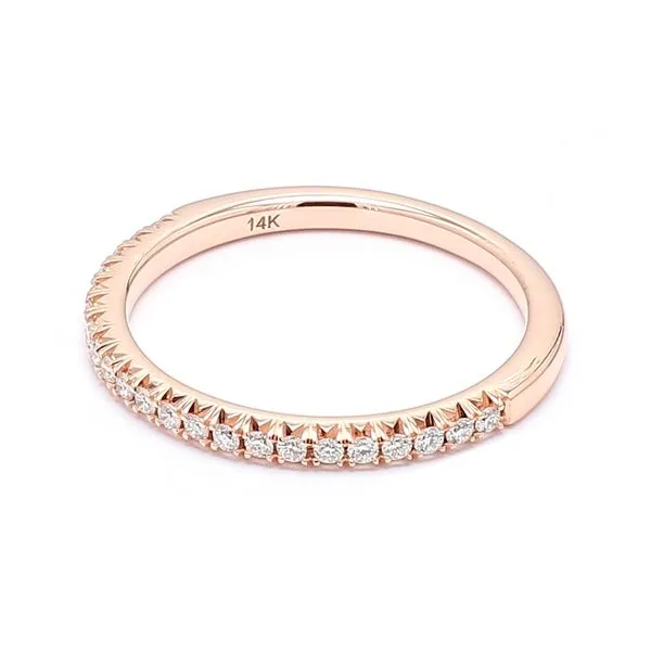 14K Yellow Gold 0.21ctw Diamond Band Size 5.25 Image 2 Raleigh Diamond Fine Jewelry Raleigh, NC