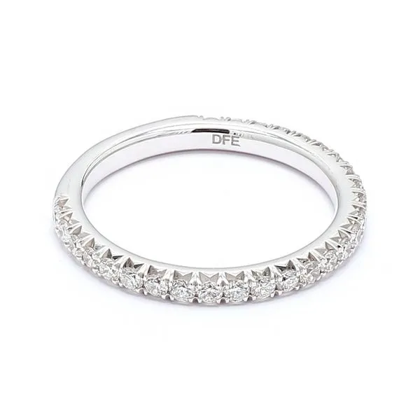 14K White Gold 0.50ctw Diamonds 0.75 Round Band Size 3.5 Image 3 Raleigh Diamond Fine Jewelry Raleigh, NC
