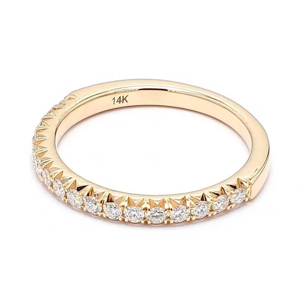 14K Yellow Gold 0.36ctw Diamond Wedding Band Image 2 Raleigh Diamond Fine Jewelry Raleigh, NC