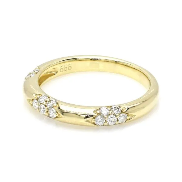 14K Yellow Gold 0.34ctw Diamond 