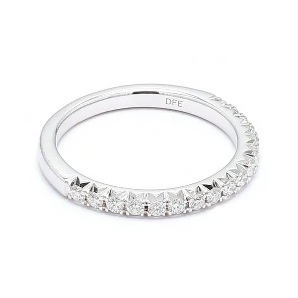 14K White Gold 0.36ctw Diamond Wedding Band Size 6.5 Image 3 Raleigh Diamond Fine Jewelry Raleigh, NC