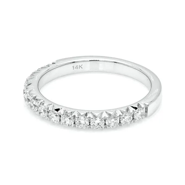 14K White Gold 0.52ctw Diamond Band Size 6.25 Image 2 Raleigh Diamond Fine Jewelry Raleigh, NC