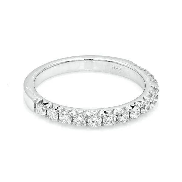 14K White Gold 0.52ctw Diamond Band Size 6.25 Image 3 Raleigh Diamond Fine Jewelry Raleigh, NC