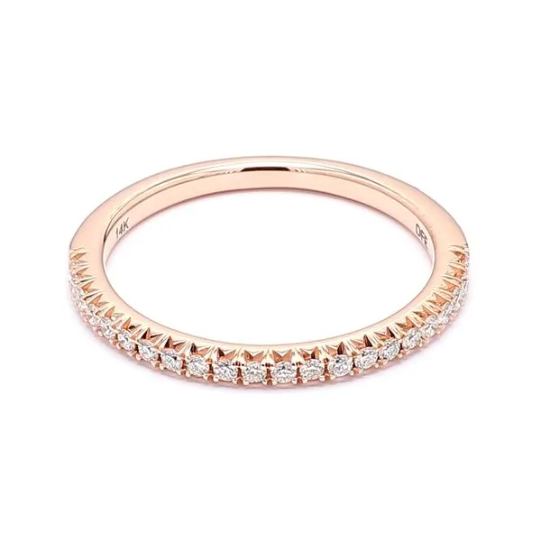 14K Yellow Gold 0.21ctw Diamond Polished Band SIze 5.25 Raleigh Diamond Fine Jewelry Raleigh, NC