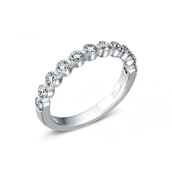 14K White Gold 1.60ctw Diamond Wedding Band Raleigh Diamond Fine Jewelry Raleigh, NC