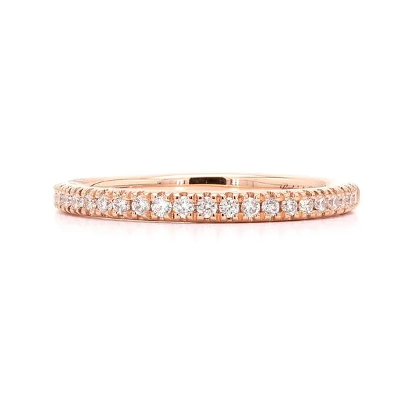 RD Classic 14K Rose Gold 0.21ctw Diamond Wedding Band Size 6 Raleigh Diamond Fine Jewelry Raleigh, NC