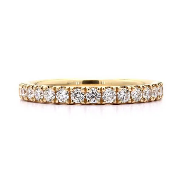 RD Classic Signature 14K Yellow Gold 0.50ctw F/VS+ 16 RBC Diamonds Cathedral Classic Band Size 6 Raleigh Diamond Fine Jewelry Raleigh, NC