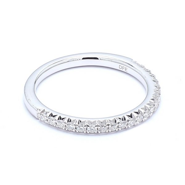 14K White Gold 0.26ctw Diamond Wedding Band Image 3 Raleigh Diamond Fine Jewelry Raleigh, NC