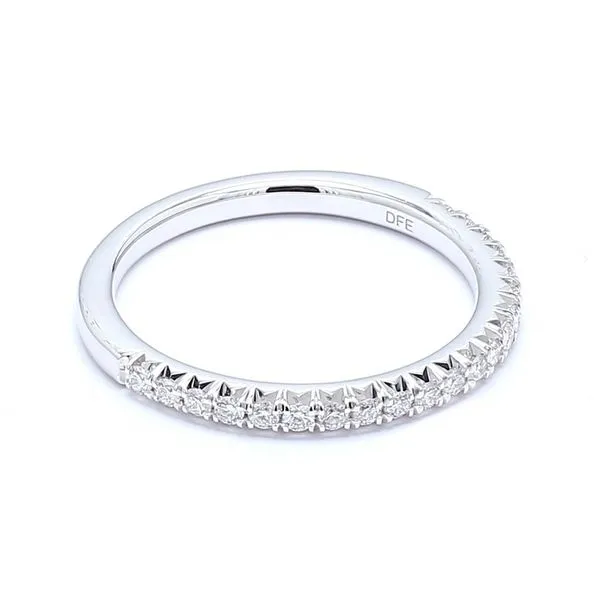 14K White Gold 0.26ctw Diamond Wedding Band Image 3 Raleigh Diamond Fine Jewelry Raleigh, NC