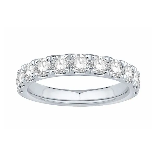 RD Classic Signature Platinum 1.58ctw Diamond Wedding Band Size 7 Raleigh Diamond Fine Jewelry Raleigh, NC