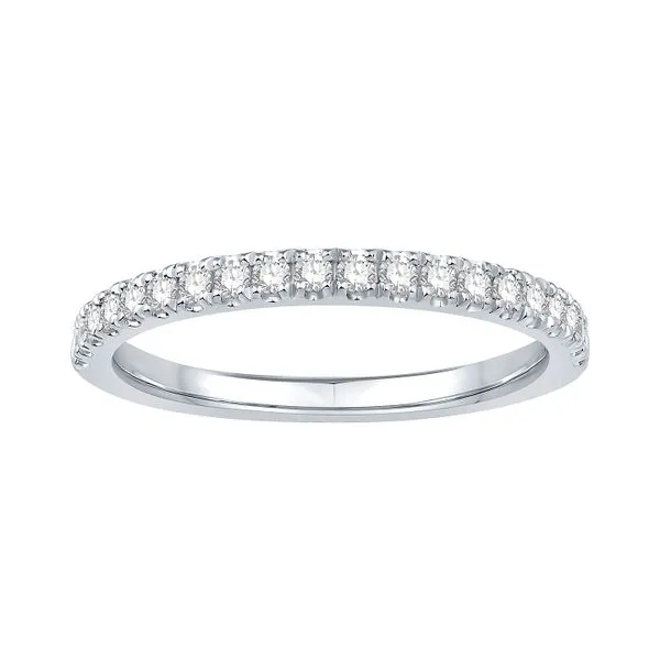RD Classic Signature 14K WHite Gold 0.27ctw F/VS+ Diamond Wedding Band Size 6 Raleigh Diamond Fine Jewelry Raleigh, NC