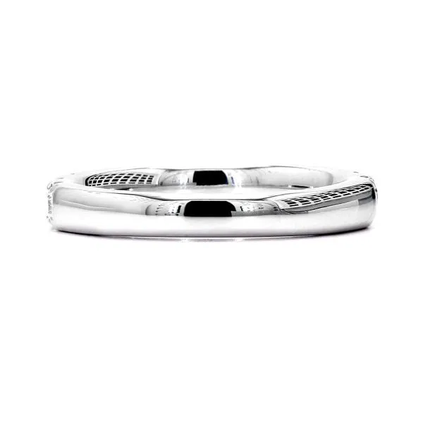 RD Classic Signature Platinum 0.875ctw Diamond Wedding Band Size 6 Image 2 Raleigh Diamond Fine Jewelry Raleigh, NC