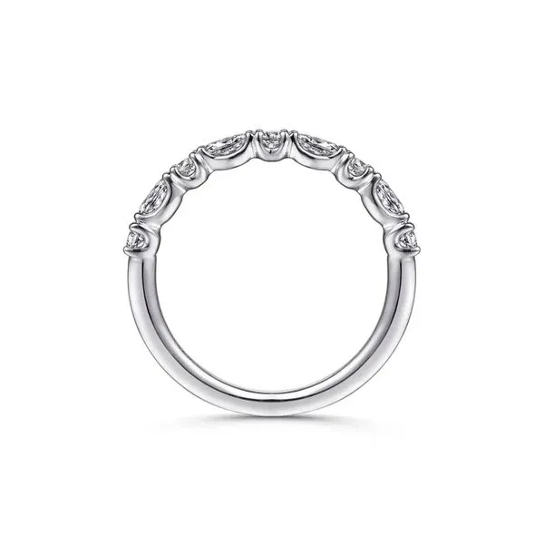 14K White Gold 0.49ctw G-H/SI2 or Higher Matching Diamond Band Size 6.5 Image 3 Raleigh Diamond Fine Jewelry Raleigh, NC