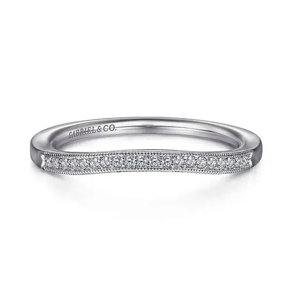 14K Whte Gold 0.07ctw G-H/SI2 or Higher Matching Diamond Band Size 6.5 Raleigh Diamond Fine Jewelry Raleigh, NC