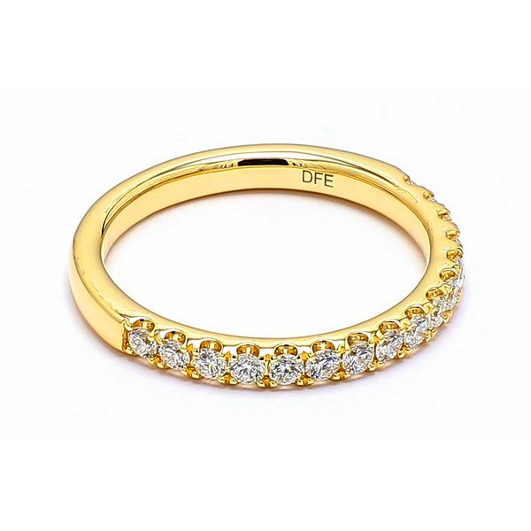 14K Yellow Gold 0.43ctw G/VS2 Diamond Wedding Band Image 3 Raleigh Diamond Fine Jewelry Raleigh, NC