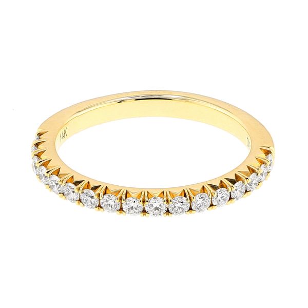 14K Yellow Gold 0.43ctw G/VS2 Diamond Anniversary Ladies Wedding Band Raleigh Diamond Fine Jewelry Raleigh, NC