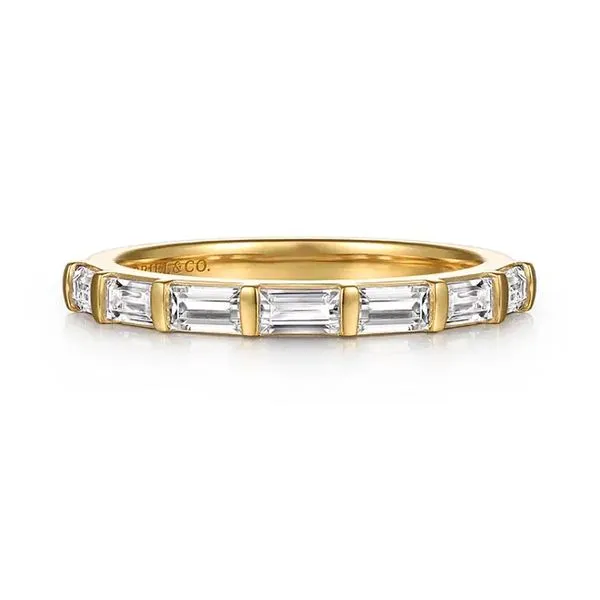 14K Yellow Gold 0.79ctw G-H/VS2+ Diamond Anniversary Band Size 6.5 Raleigh Diamond Fine Jewelry Raleigh, NC