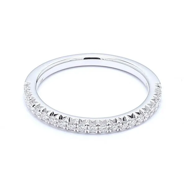 14K White Gold 0.25ctw Diamond Wedding Band Raleigh Diamond Fine Jewelry Raleigh, NC