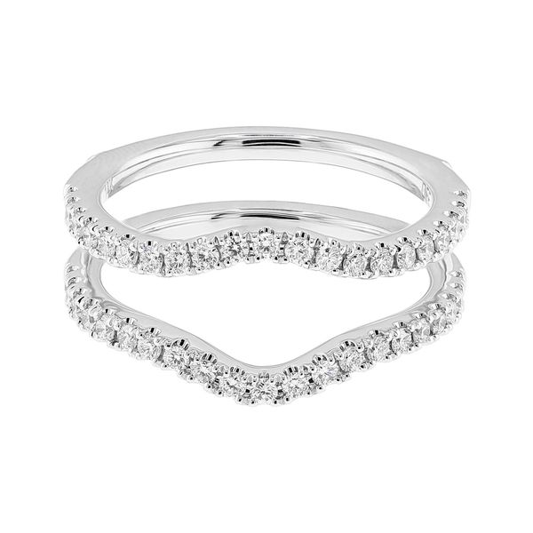 14K White Gold 0.55ctw G/VS2 Diamond Ladies Wedding Band Enhancer Sz 6.5 Raleigh Diamond Fine Jewelry Raleigh, NC