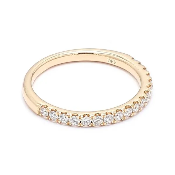 14K Yellow Gold 0.35ctw Diamond Wedding Band Size 6.5 Image 3 Raleigh Diamond Fine Jewelry Raleigh, NC