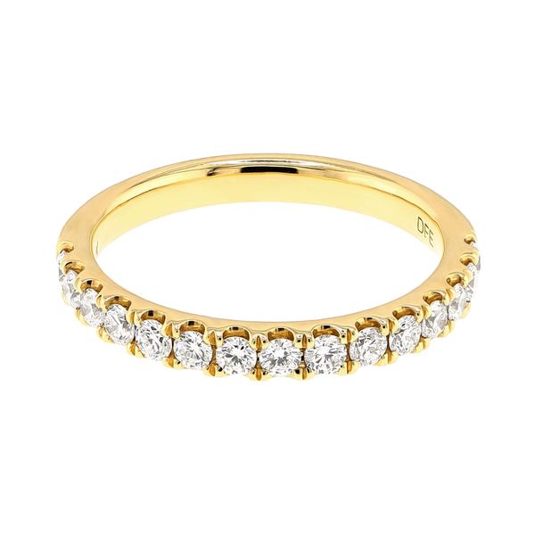 14K Yellow Gold 0.53ctw G/VS2 Diamond Ladies Wedding Band Sz 6.5 Raleigh Diamond Fine Jewelry Raleigh, NC