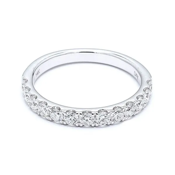 14K White Gold  0.78ctw Classic Diamond Wedding Band Size 6.5 Raleigh Diamond Fine Jewelry Raleigh, NC