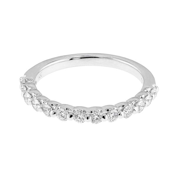 14K White Gold 0.50ctw G/VS2 Diamond Ladies Wedding Band Sz 6.5 Raleigh Diamond Fine Jewelry Raleigh, NC