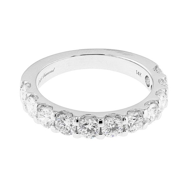 RD Classic Signature 14K White Gold 1.75cttw F-G/SI2 Diamond 11-Stone Wedding Band Sz 7 Raleigh Diamond Fine Jewelry Raleigh, NC