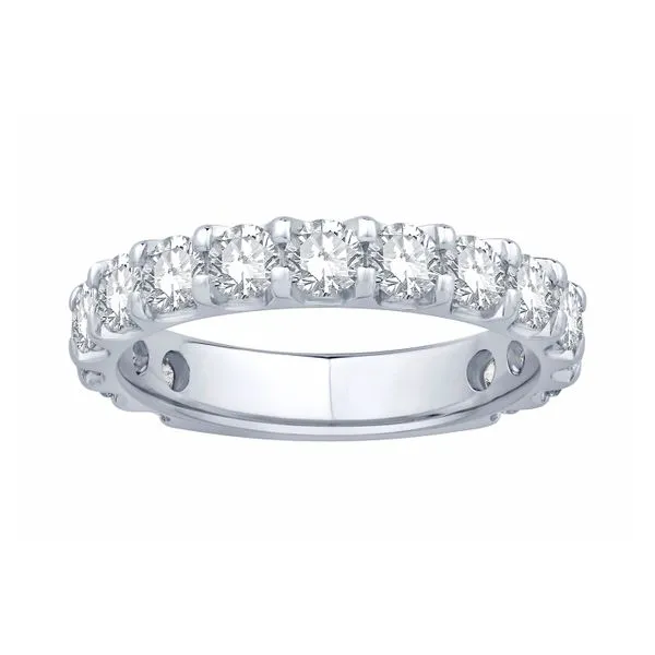 14K White Gold 2.00ctw Diamond Wedding Band Size 7 Raleigh Diamond Fine Jewelry Raleigh, NC