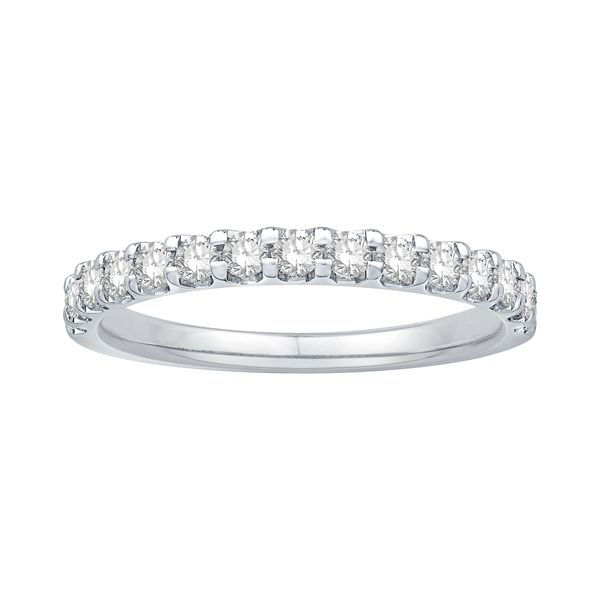 14K White Gold 0.50ctw F-G/SI2 Diamond Wedding Band Sz 7 Raleigh Diamond Fine Jewelry Raleigh, NC