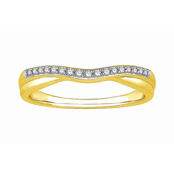 14K Yellow Gold 0.10ctw Diamond Magic Band Size 7 Raleigh Diamond Fine Jewelry Raleigh, NC