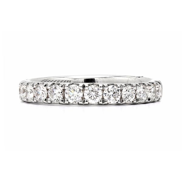 RD Classic Platinum 0.75ctw F/VS+ 13 RBC Diamonds Cathedral Classic Band Size 6 Raleigh Diamond Fine Jewelry Raleigh, NC