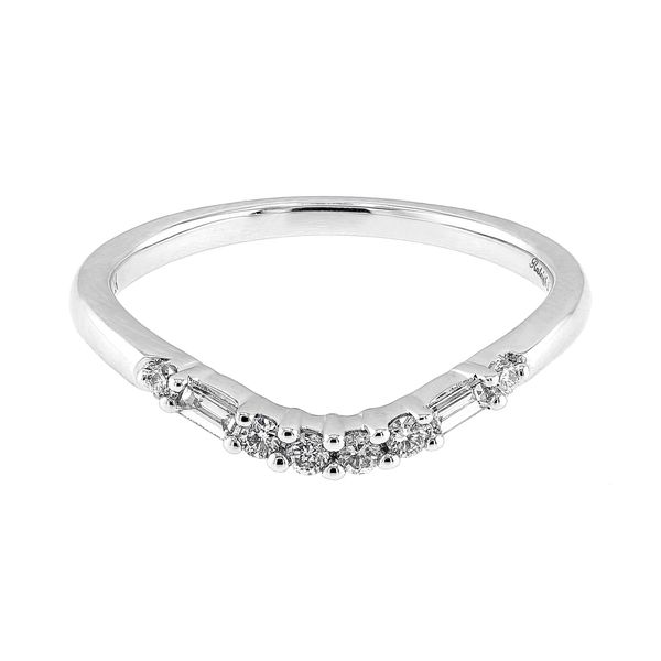 14K White Gold 0.15ctw Diamond Ladies Wedding Band Sz 7 Raleigh Diamond Fine Jewelry Raleigh, NC