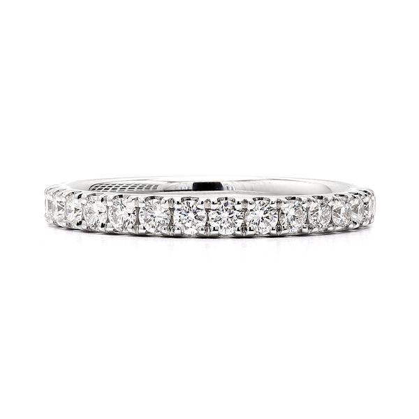 RD Classic Signature Platinum 0.50ctw F/VS+ 16 RBC Diamond Cathedral Classic Ladies Wedding Band Sz 6 Raleigh Diamond Fine Jewelry Raleigh, NC
