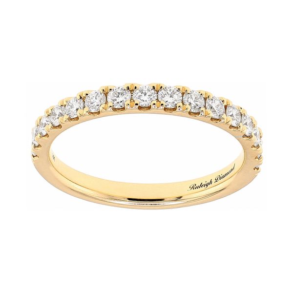 RD Classic Signature 14K Yellow Gold 0.50ctw F/VS+ 16 RBC Diamond Cathedral Ladies Wedding Band Sz 6 Raleigh Diamond Fine Jewelry Raleigh, NC