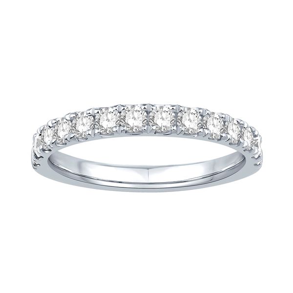 RD Classic Signature14K White Gold 0.67ctw Diamond Wedding Band Sz 6 Raleigh Diamond Fine Jewelry Raleigh, NC