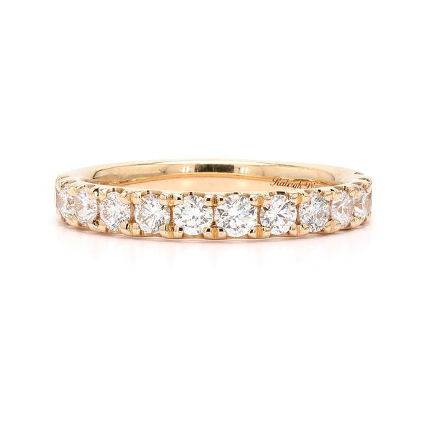 RD Classic Signature 18K Yellow Gold 0.80ctw Diamond Wedding Band Sz 6 Raleigh Diamond Fine Jewelry Raleigh, NC