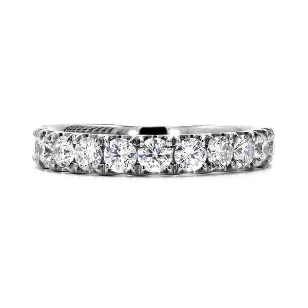 RD Classic Signature 18K White Gold 1.03ctw Diamond Wedding Band Sz 6 Raleigh Diamond Fine Jewelry Raleigh, NC