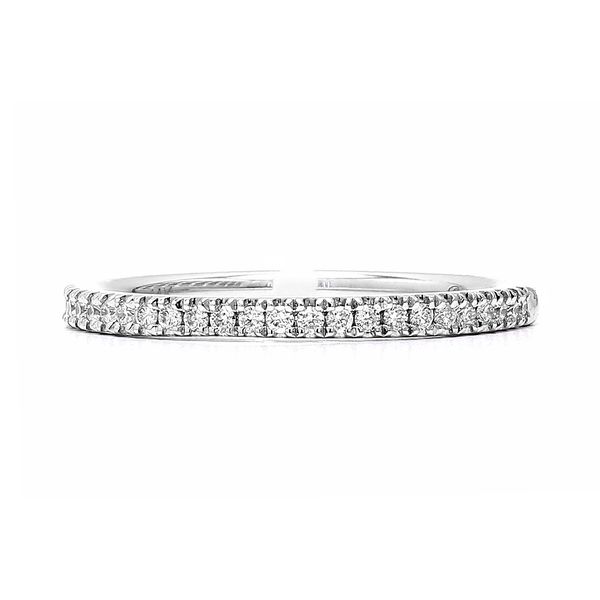 RD Classic Signature Platinum 0.16ctw Diamond Wedding Band Sz 6 Raleigh Diamond Fine Jewelry Raleigh, NC