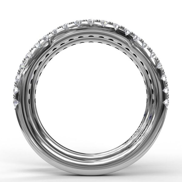 14K White Gold 0.29ctw Diamond Wedding Band Sz 6.5 Image 2 Raleigh Diamond Fine Jewelry Raleigh, NC