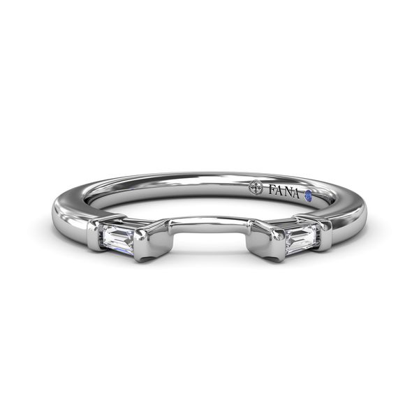 14K White Gold 0.06ctw Diamond Wedding Band Sz 6.5 Image 2 Raleigh Diamond Fine Jewelry Raleigh, NC