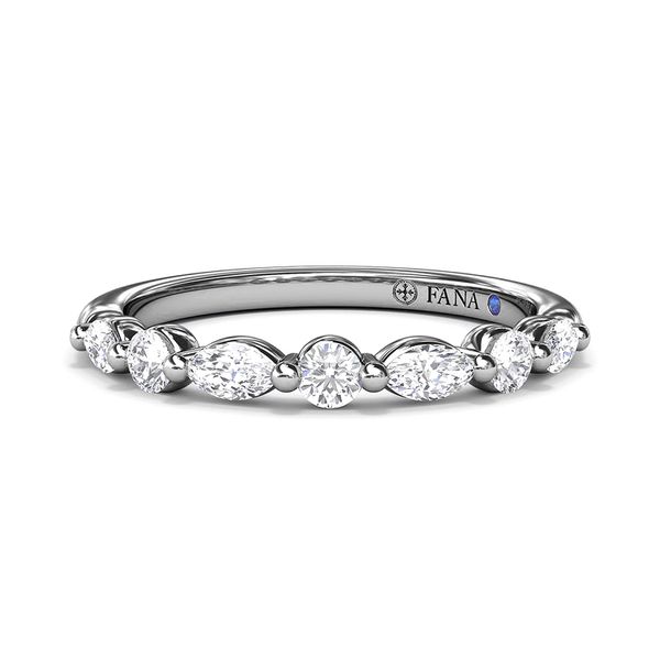 14K White Gold 0.38ctw Diamond Wedding Band Sz 6.5 Raleigh Diamond Fine Jewelry Raleigh, NC