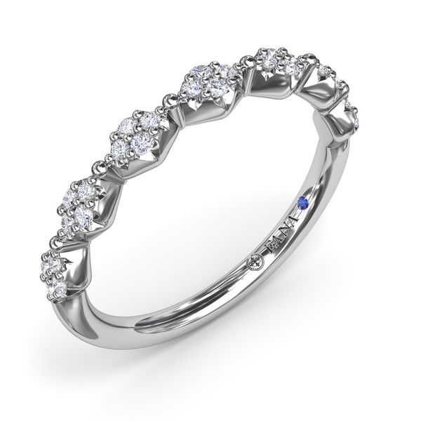 14K White Gold 0.17ctw Diamond Wedding Band Sz 6.5 Raleigh Diamond Fine Jewelry Raleigh, NC