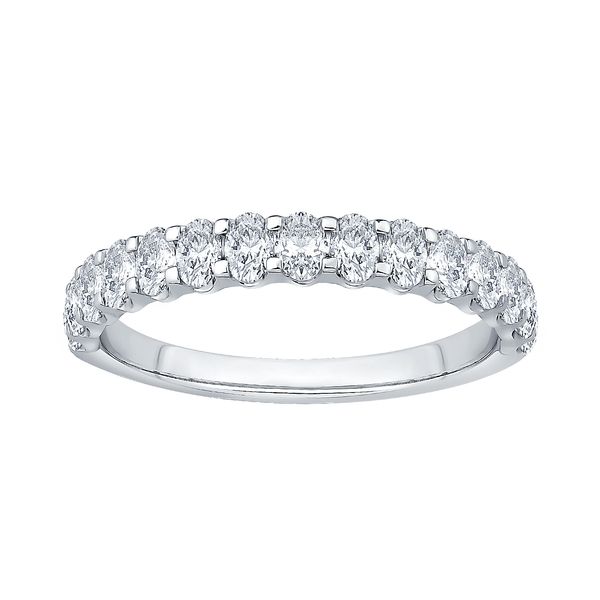 14K White Gold 0.810ctw Diamond Wedding Band Sz 7 Raleigh Diamond Fine Jewelry Raleigh, NC