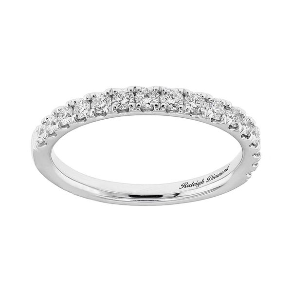 14K White Gold 0.45ctw Diamond 16-Stone Ladies Wedding Band Sz 6 Raleigh Diamond Fine Jewelry Raleigh, NC