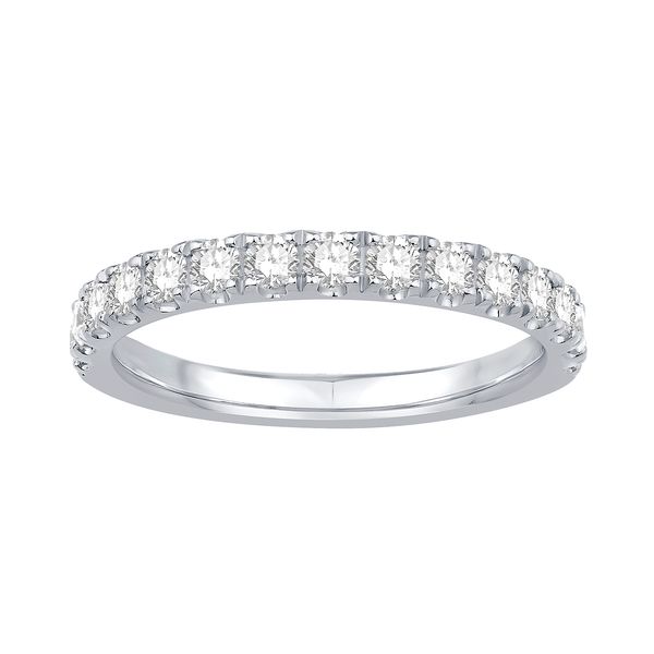 RD Classic Signature 14K White Gold 0.55ctw Diamond Wedding Band Sz 6 Raleigh Diamond Fine Jewelry Raleigh, NC