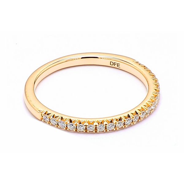 14K Yellow Gold 0.25ctw G/VS2 Diamond Anniversary Band Sz 6.5 Image 3 Raleigh Diamond Fine Jewelry Raleigh, NC
