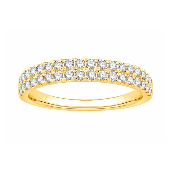 14K Yellow Gold 5/8ctw Diamond Wedding Band Sz 7 Raleigh Diamond Fine Jewelry Raleigh, NC